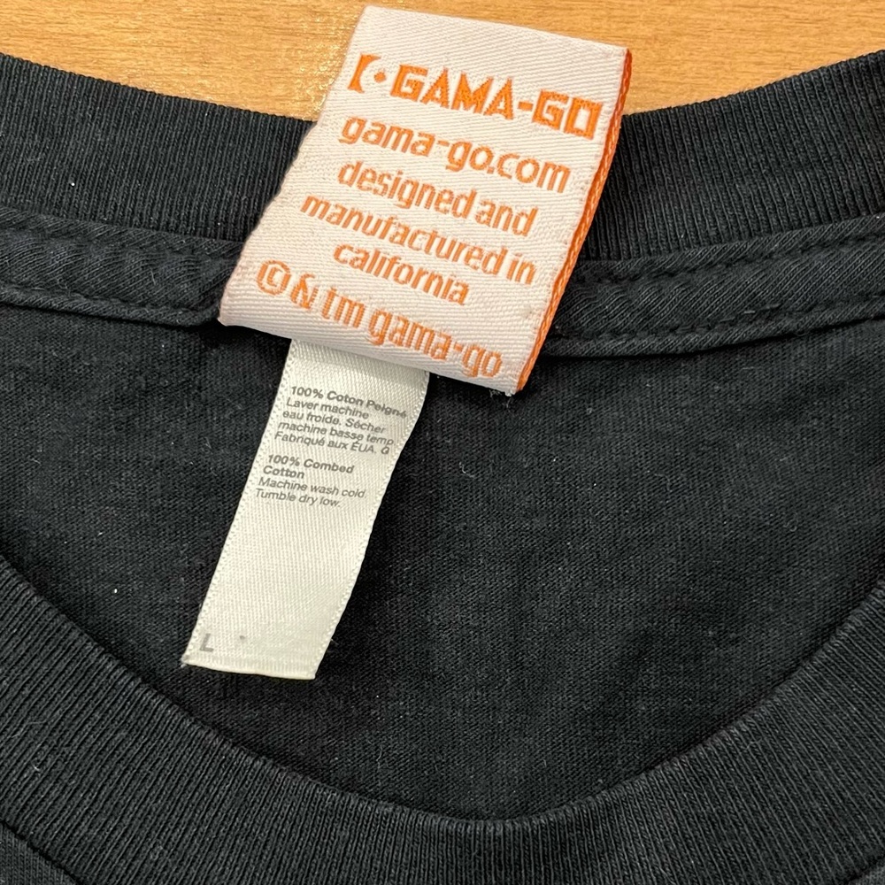RARE vintage gama-go graphic-tee w/ squid attacking elevated train in cityscape - Picture 5 of 5